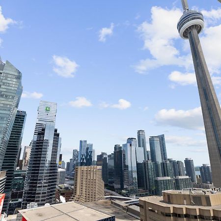 2Bedroom Cn Tower And Water Views - Free Parking - Rooftop Pool Toronto Kültér fotó