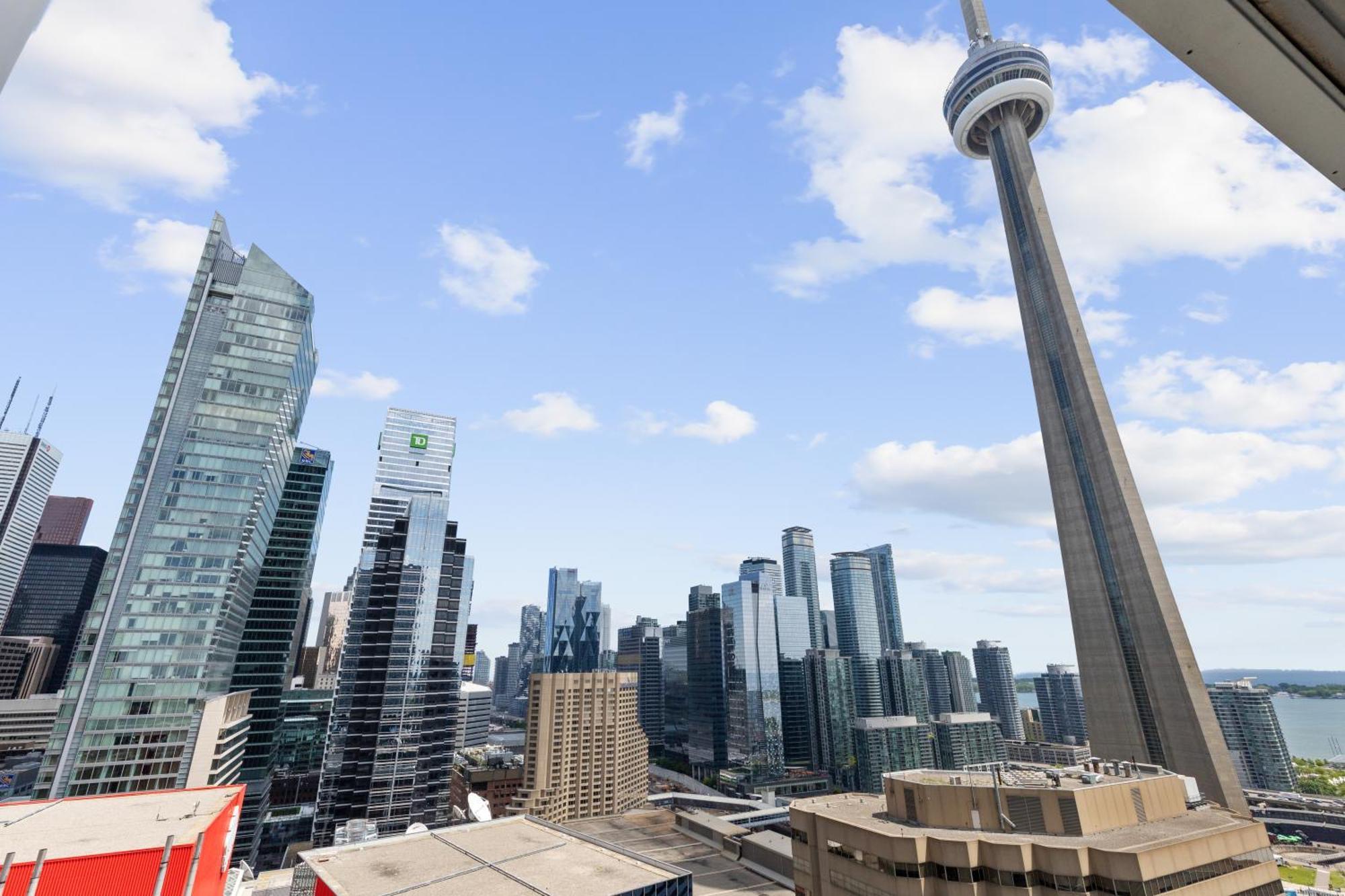 2Bedroom Cn Tower And Water Views - Free Parking - Rooftop Pool Toronto Kültér fotó